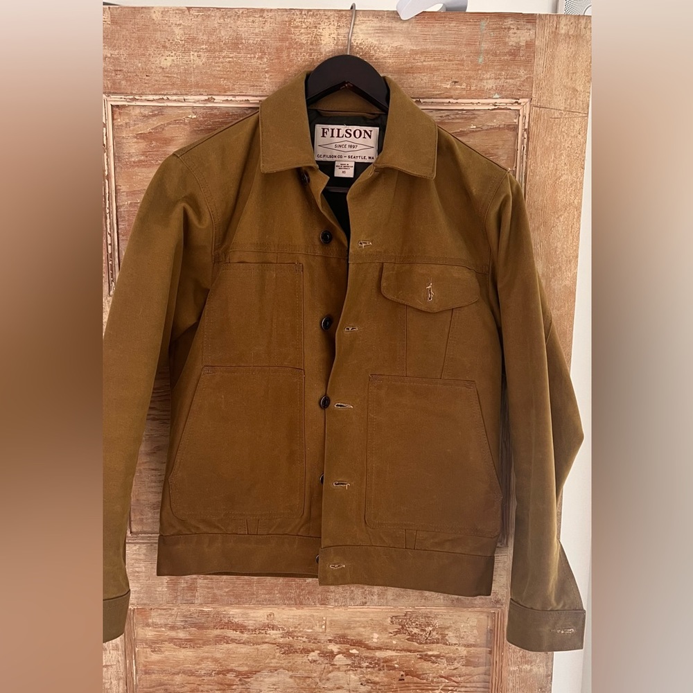 Filson TIN CLOTH SHORT LINED CRUISER JACKET